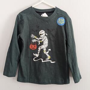NEW Boys CR Sports Glow in Dark Mummy Shirt 4T